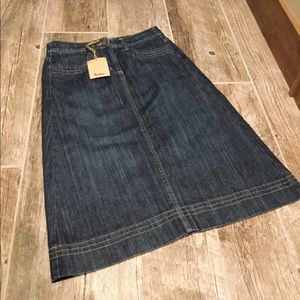 NWT Biden Jean skirt